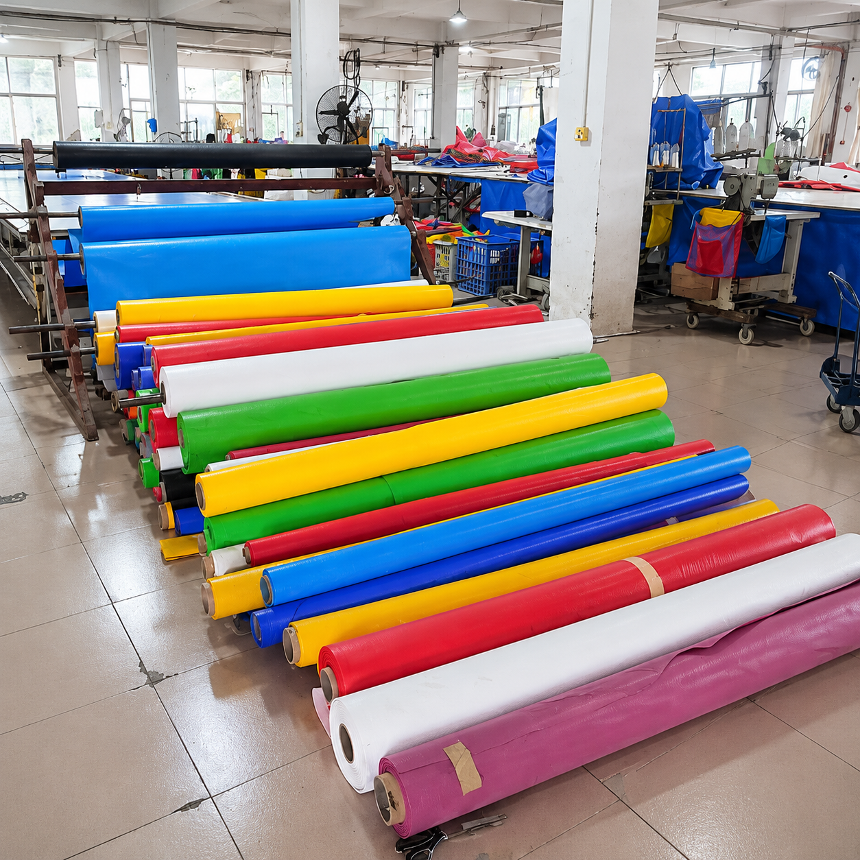 PVC-Material für die Herstellung von aufblasbaren Produkten