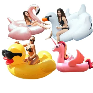 0.3mm Huge Inflatable Pool Floats Swan Duck Unicorn Inflatable Large Toys Floats Inflatable Floats for Adults Beach