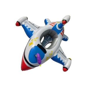 Seggiolino Gonfiabile per Bambini a Forma di Aeroplano in PVC da 0,3 mm