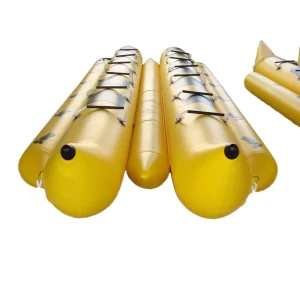 0.9Mm 1.2Mm PVC Inflatable Banana Boat Sport Yacht for Drifting 4 12 Person Towable for Residential Water Games MOQ 5 Pieces