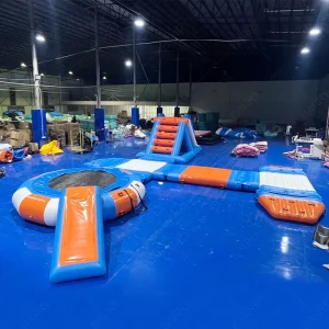 Attrezzatura per Parco Acquatico Gonfiabile da 0,9 mm PVC - Parco Acquatico Commerciale all'Aperto - Parco Acquatico Gonfiabile Galleggiante per Adulti