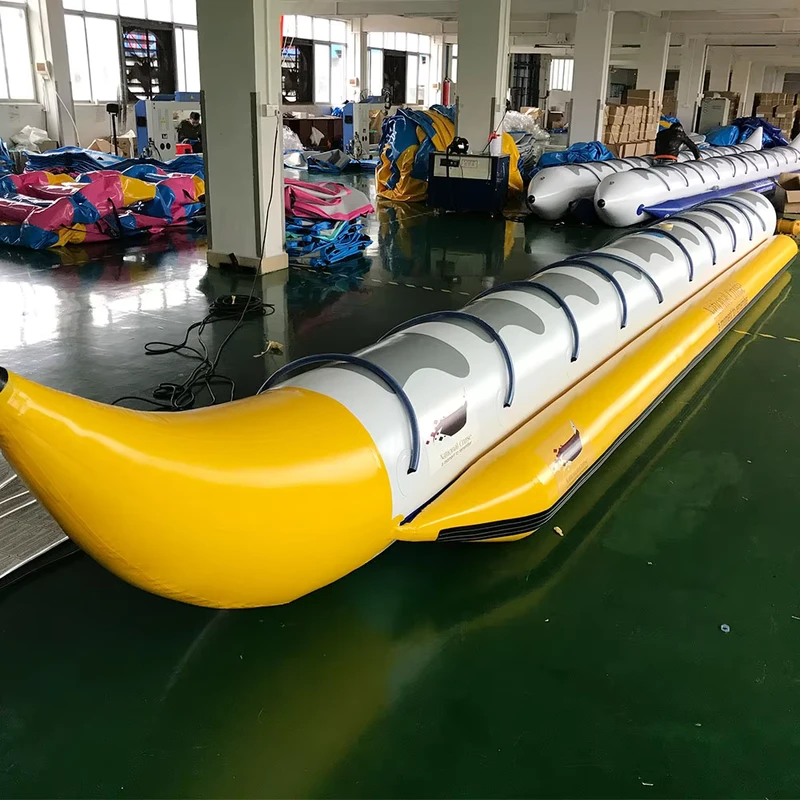 0,9 мм ПВХ Аквапарк Водный Спортивный Игровой Inflatable Летающая Рыба Банановая Лодка