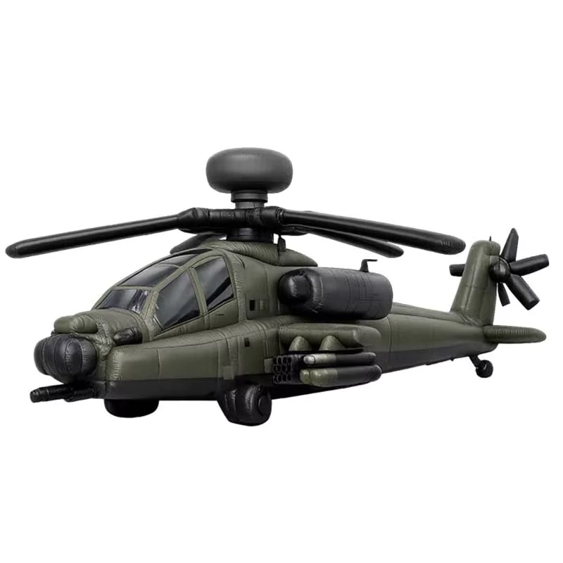1 1 Pesawat Raksasa Inflatable Decoy Militer dengan Kemampuan FPV Bahan Nylon dan PVC Bersertifikat CE untuk Pameran