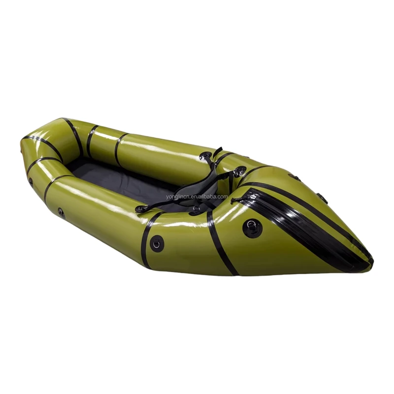1 Persoon Lichtgewicht Multi-use Packraft met Tizip Op maat gemaakt voor Kamperen en Jacht Avonturen