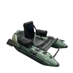 Barche da Pesca Gonfiabili in PVC per 1 Persona - Tubo Galleggiante Belly Boat con Motore