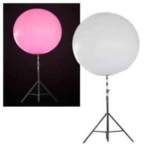 1.2 m Outdoor Party Decorations Inflatable LED Light Balloon with Inflatable Stand