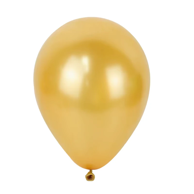 1.2g Gouden Parelkleur Ronde Glanzende Effen Latex Metalen Ballonnen