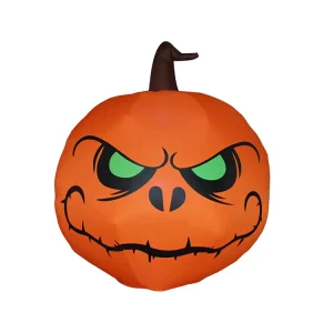 1.2m ハロウィンインフレータブルパンプキン LEDライト付き 屋外庭のハロウィン装飾