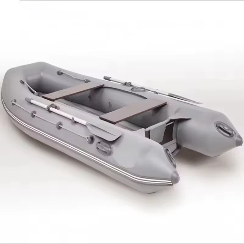 1.2mm Pvc Fishing Bait Boat Inflatable Dinghy Boat Aluminum Floor Fishing Inflatable Pontoon Fishing Boats