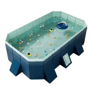 1.6m Space saving Thickened PVC Quick Setup Portable Indoor Outdoor Household Non inflatable Foldable Children’s Swimming Pool