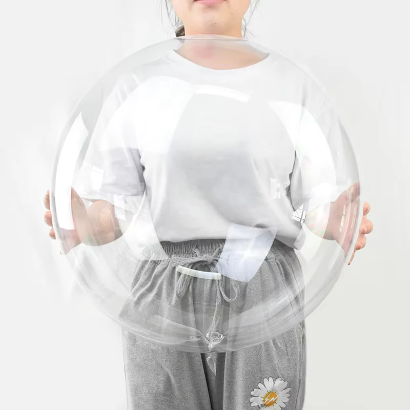 10″ 18″ 24″ 36″ Transparent Bobo Bubble Balloon Clear Inflatable Air Helium Globos Wedding Birthday Party Decoration Baby Shower