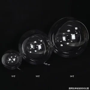 10 18 24 36Inch Inflatable Round Shaped Transparent Bobo Balloon Birthday Wedding Event Decoration Party Clear Bubble Balloons