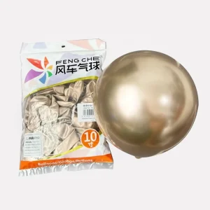 10″ Balloon Party Decoration Inflatable Helium Air Decorative Happy Birthday Wedding Latex Metallic Chrome Ballon