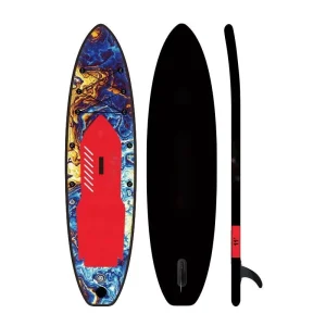10 Ft Customizable Stand up Paddle Board Classic Design Inflatable Surfboard with Non slip Eva Pad