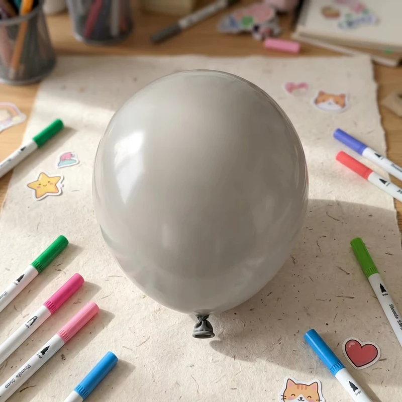 10 Zoll 2,2 g Verdickte Matte Latexballons Abriebfeste Matte Oberfläche Aufblasbarer Ball für Hochzeitsfeiern und Feiertagsdekoration