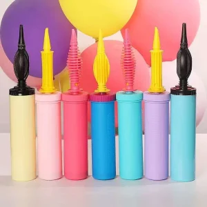 10 Inch Portable Manual Balloon Pump Air Inflator Small Size for Christmas Party Balloon Inflating