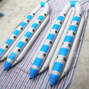 10 Seats Double Tube Inflatable Funny Flying Banana Boat for Events or Water Games