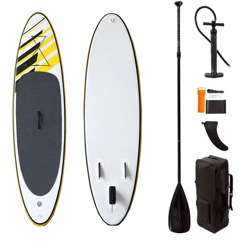 Papan Dayung Inflatable Stand Up Paddle Board Isup Panjang 10,6', Olahraga Air, Papan Dayung Drop Stitch