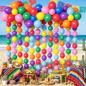 100 Links Latex Balloons That Can Be Linked for Decorating Easter Weddings Independence Day Birthdays and Parties
