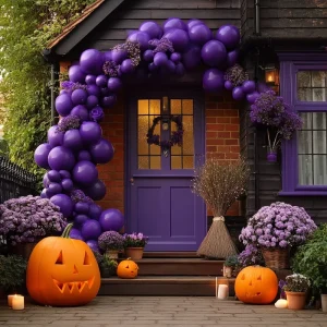 100pcs Dark Purple Glossy 12inch Helium Quality Latex Balloons for Christmas Easter Birthday Halloween Wedding Party Decorations
