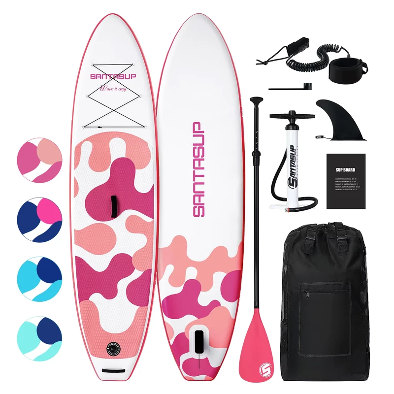 10'6" Aufblasbares Stand Up Paddle Board SUP Board Surfbrett Isup Paddel Board Surf