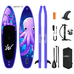 10’6 Single Layer Drop Stitch Inflatable SUP Stand up Paddle Boards OEM ODM Paddleboard