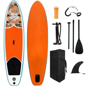 10’8 Orange Durable Inflatable Stand up Paddle SUP Board for Sale