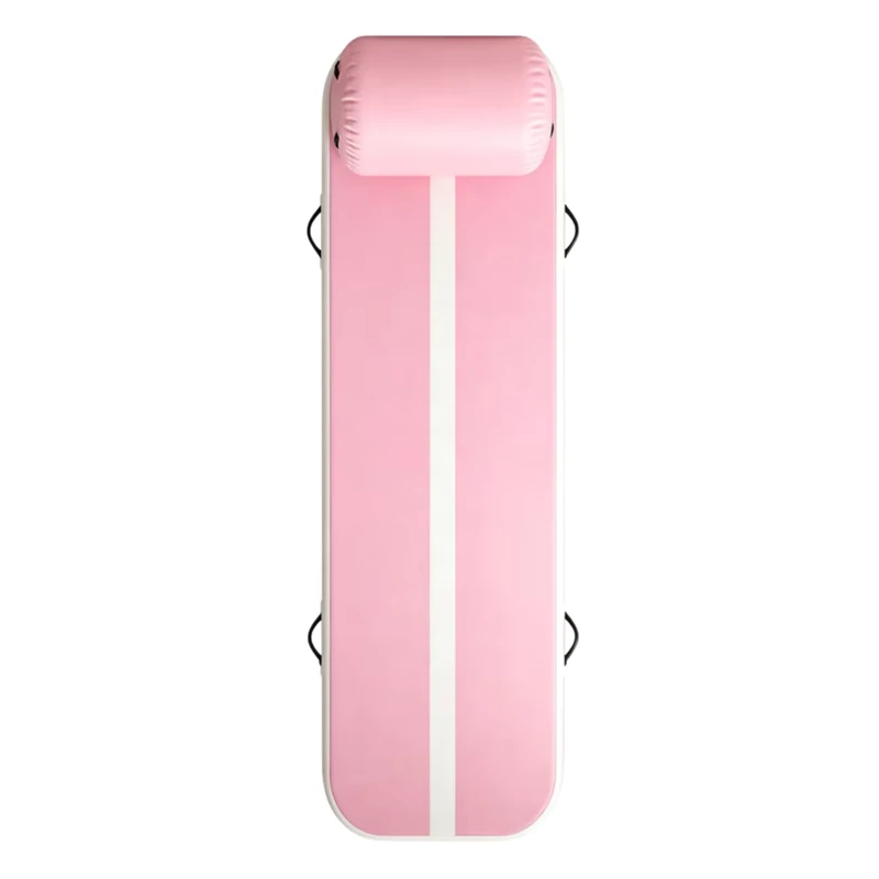 10 FT PVC Gymnastikgeräte Luftbahn Aufblasbare Gymnastik-Tumbling-Matte 4 Zoll Dicke mit 39" Luftfass