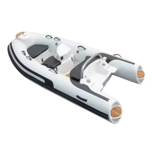 10 Foot Luxury RIB300 Semi-Rigid Fiberglass Hull Orca Hypalon/Polyvinyl Chloride Tender Kayak