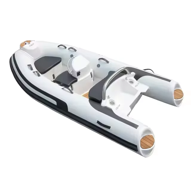 Caiaque de Luxo RIB300 de Fibra de Vidro Semi-Rígido de 10 Pés com Casco de Hypalon/Policloreto de Vinilo