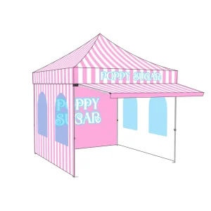 Nhà bạt quảng cáo tùy chỉnh 10X10 bằng nhôm, lều bạt pop up cho sự kiện triển lãm ngoài trời