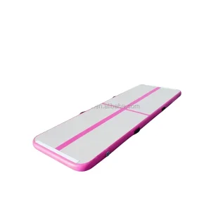 Alfombra de aire inflable de 10 pies/13 pies/16 pies/20 pies, mat de gimnasia, grosor de 4"/8", bomba de aire eléctrica portátil