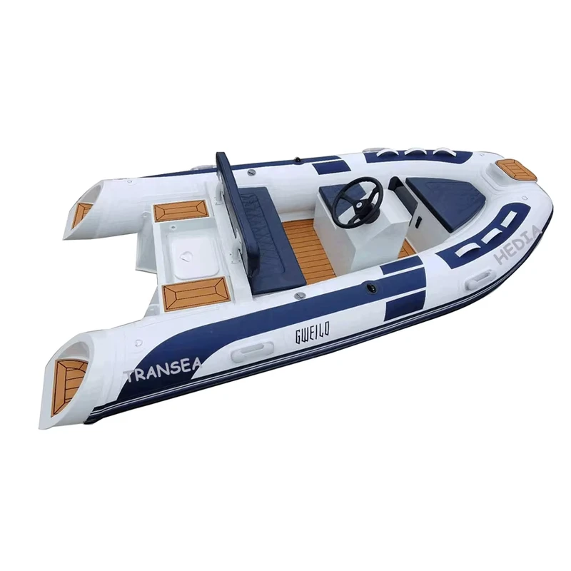 Barco Inflável Semi-Rígido de Alumínio de 10 pés com 3m para Pesca - Dinghy de Fundo Rígido de 10 pés