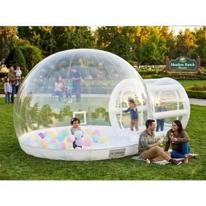 10ft Inflatable Bubble House Dome for Kids Professional PVC Tent with Tunnel for White Wedding Party Durable OEM