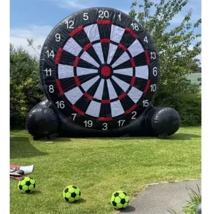 10ft Soccer Dart Board Custom Logo Kids Outdoor Rental Use PVC Tarpaulin Inflatable Football Training Game