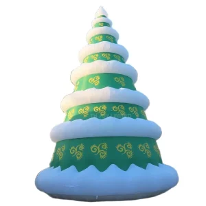 10m 33ft High Optional Christmas Tree with Decorations Inflatable Christmas Tree with LED Lighting and Blower