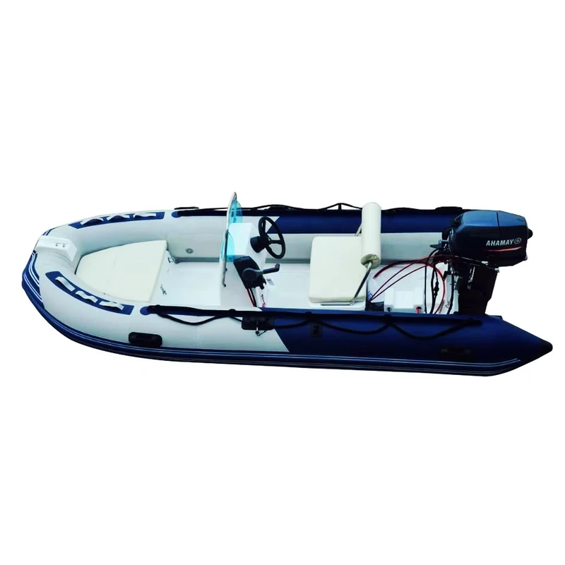Bateau de plaisance RIB330 gonflable de 11 pieds, coque en fibre de verre de 3,3 m pour loisirs et pêche