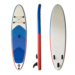 11′ Inflatable SUP Board Unisex Drop Stitch Material Paddle Surf for Ocean Waters Stand Up Paddleboarding Accessory