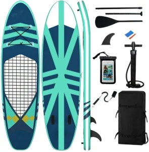 11′ SUP Stand Up Paddle Board Inflatable SUP Surfboard With Paddle