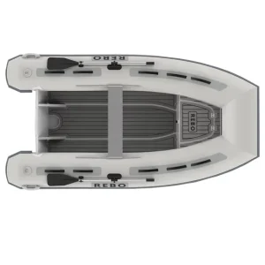 Customized 11 Foot Aluminum Rigid Hull Inflatable Kayak PVC Hypalon Deep-V Hull Rigid Inflatable Kayak for Paddling and Fishing