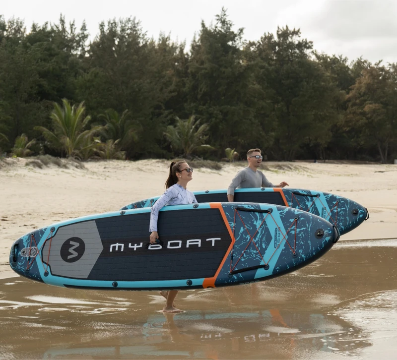 11’6”*34”*6” Drop Stitch Material Inflatable SUP Inflatable Stand up Paddle Boards Include Surf Fishing SUP Board