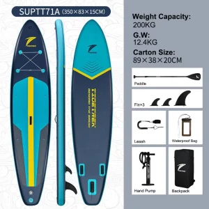 11’6″ Manufacturer Custom New Design Surf Board Premium Tablas Sup Water Sports Sup Boards Inflatable Paddleboard ISUP