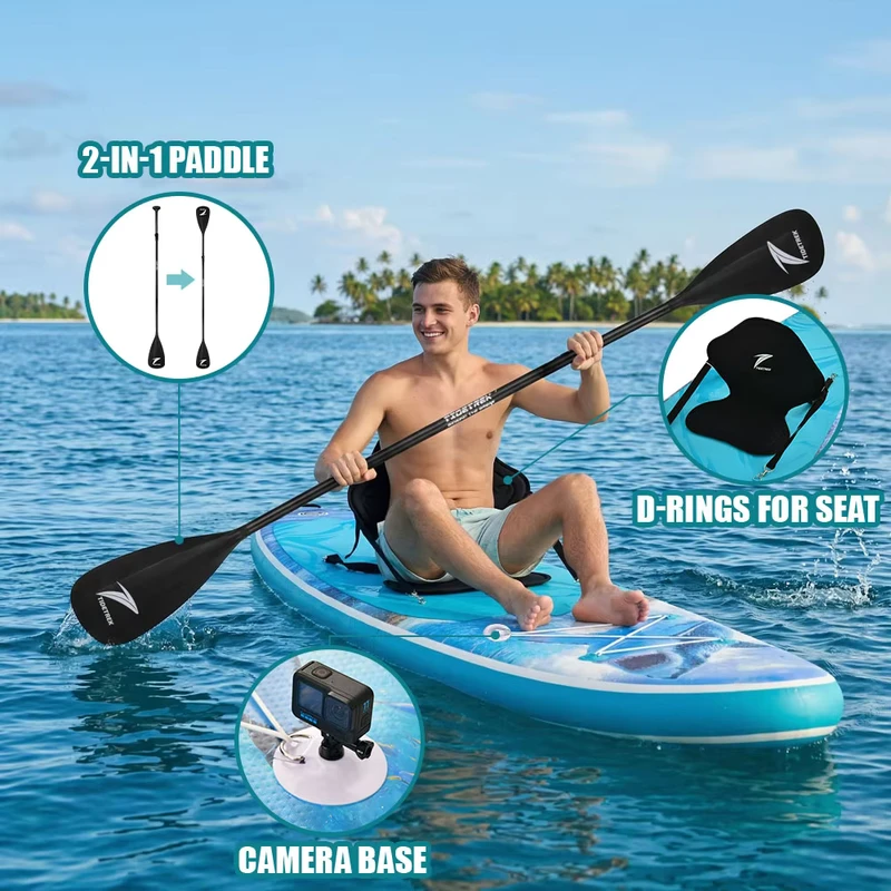 Prancha de Paddle Inflável OEM de 11'6" - Prancha de Stand Up Paddle Subs Certificada CE