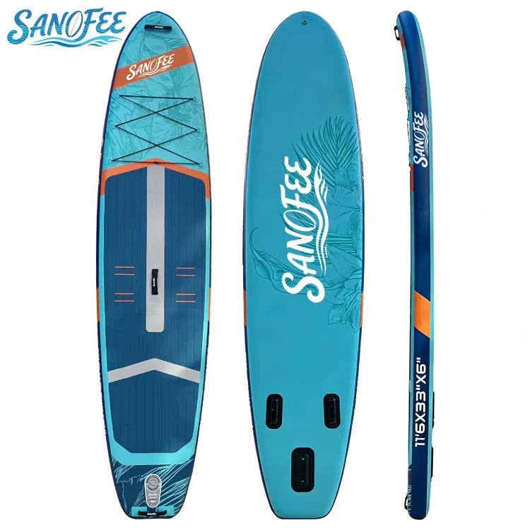 11’6″ Orchid Blooming Inflatable Stand up Paddle Board 350cm Artistic Zen Series ISUP for Professional Touring & Adventure
