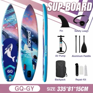 11FT Inflatable SUP Board 335x81x15cm Adult Stand up Paddle Board Custom Logo Available