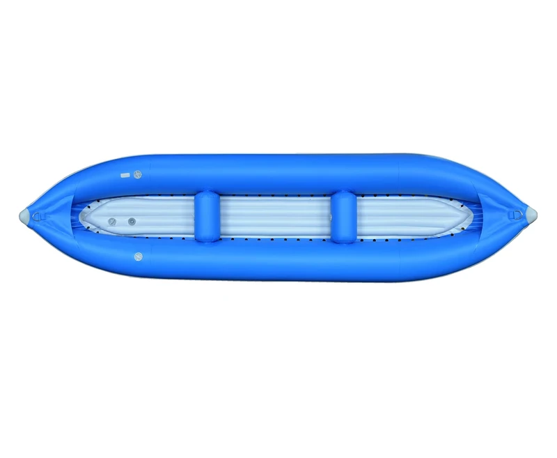Kayak gonfiabile ricreativo pieghevole da 12 piedi per 2 persone, materiale PVC, capacità 250 kg