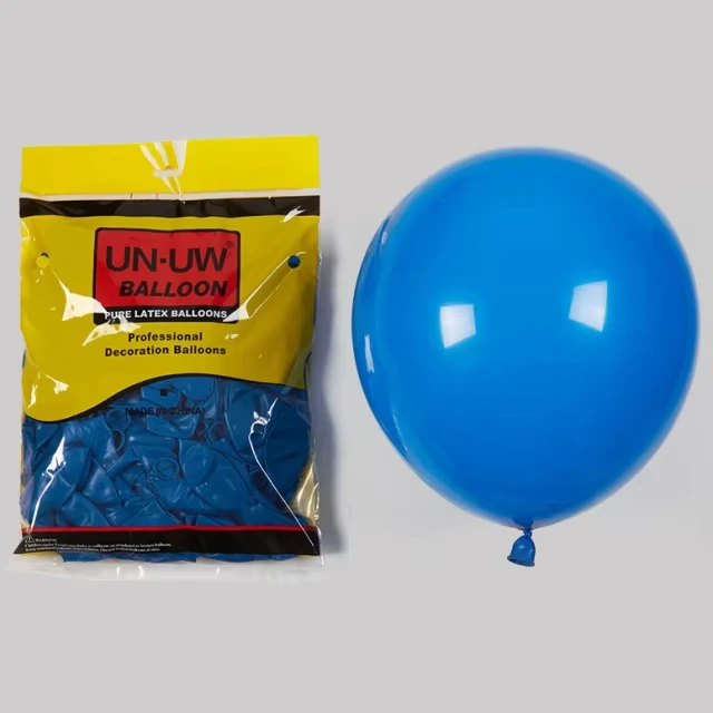 Palloncini blu spessi ecologici in lattice naturale al 100% da 12 pollici per decorazioni di feste di matrimonio e compleanno