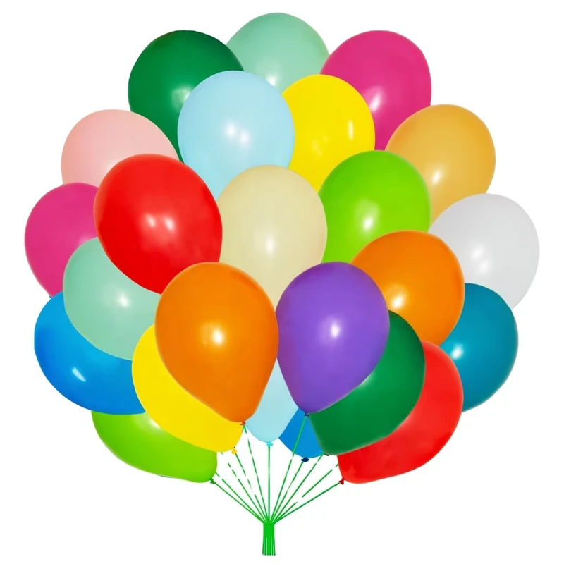 12 Inch Latex Matte Witte, Bruine, Zwarte, Stofblauwe, Blush, Grijze, Roze, Oranje, Gele Matte Decoratieve Ronde Ballonnen
