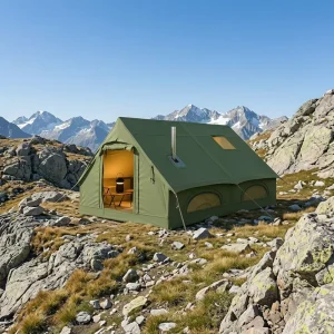 12㎡ Inflatable Outdoor Tent 210D Quick Setup Portable Camping Outdoor Windproof Waterproof Summer Camping Tent