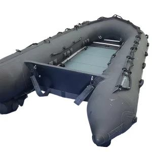 Bote Inflável Portátil de PVC para 12 Pessoas - Remos de Alumínio para Desportos de Surf e Dinghy